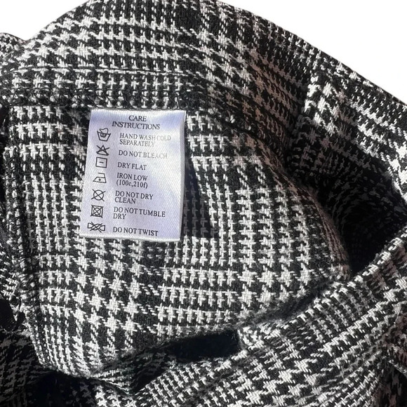 Motel Rocks Houndstooth Cuffed Pants Women’s Size Medium - Picture 5 of 7